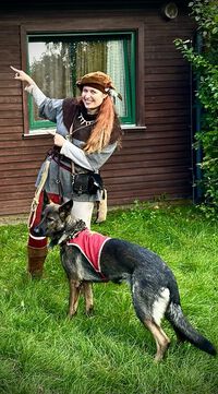 Bella mit Hund
